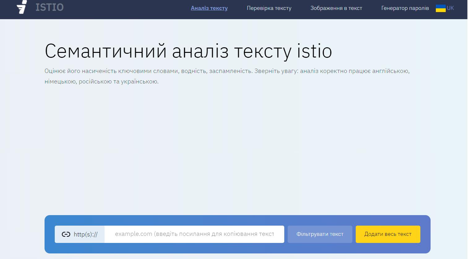 щільність ключових слів