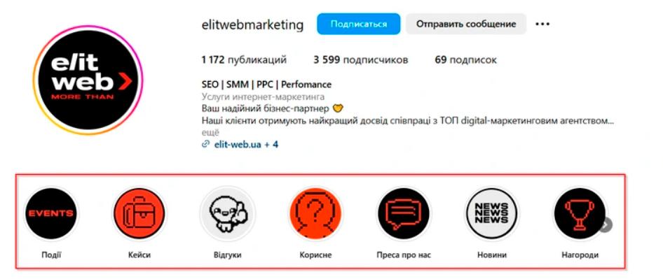 как добавлять истории в актуальное