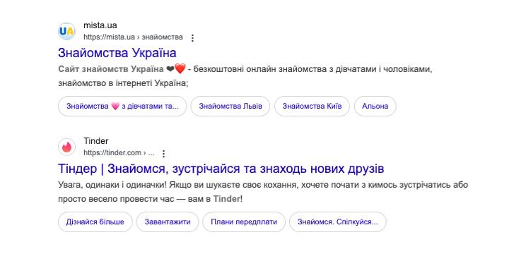 розкрутка сайту знайомства