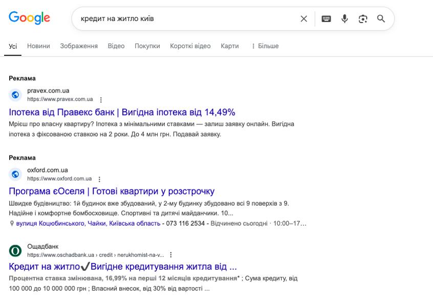 просування банківських послуг в інтернеті