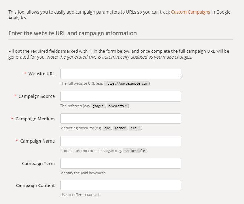 campaign url builder